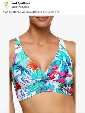 next Tropical Multi-Color Floral Sports Bra